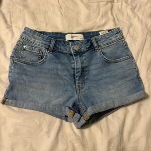 Reserved Light Blue Jean Shorts